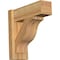 Ekena Millwork Funston Block Rough Sawn Outlooker, Western Red Cedar, 6"W x 16"D x 16"H OUT06X16X16FST05RWR - alternate 1